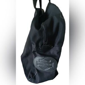 Harley-Davidson Black Angled Canvas Duffel Bag